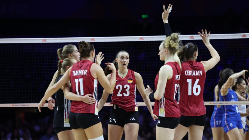 VNL: DVV-Frauen unterliegen Gastgeber Serbien